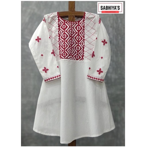 [PK5859-CW-PRT-016745] Snow-white Shirt