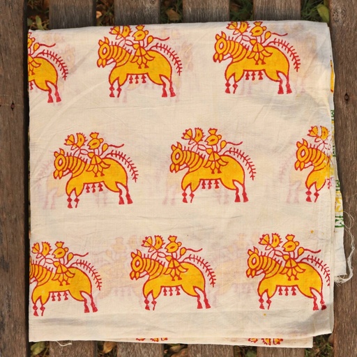 [PK0013-CW-UNS-001773] Ajrak Riley / Shirt Piece