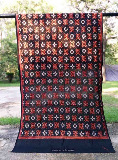 [PK3037-CM-SHW-016899] Embroidered Phulkari Shawl 