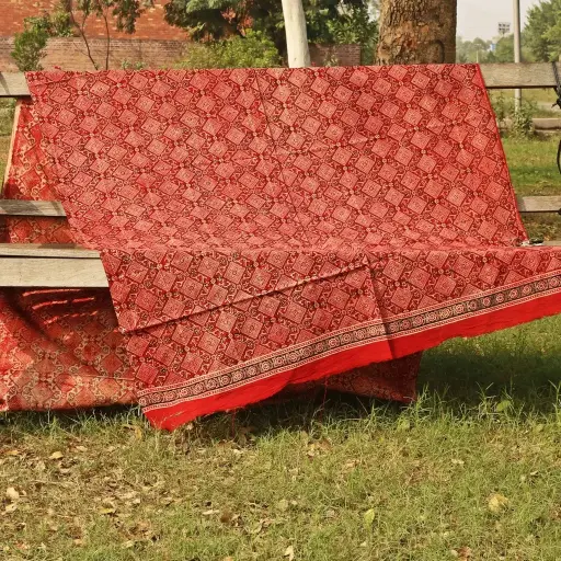 [PK0013-CW-UNS-001799] Ajrak Riley / Shirt Piece