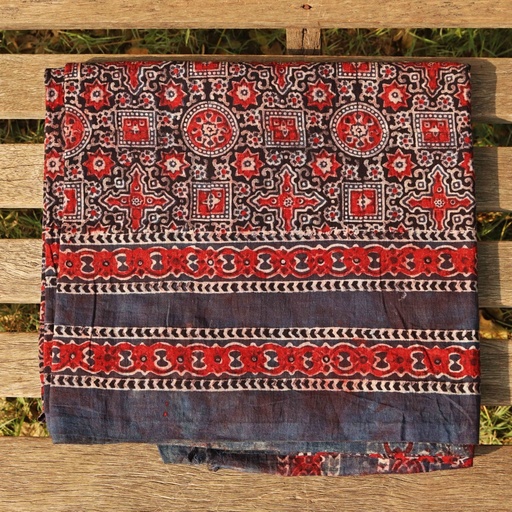 [PK0013-CW-UNS-001802] Ajrak Riley / Shirt Piece