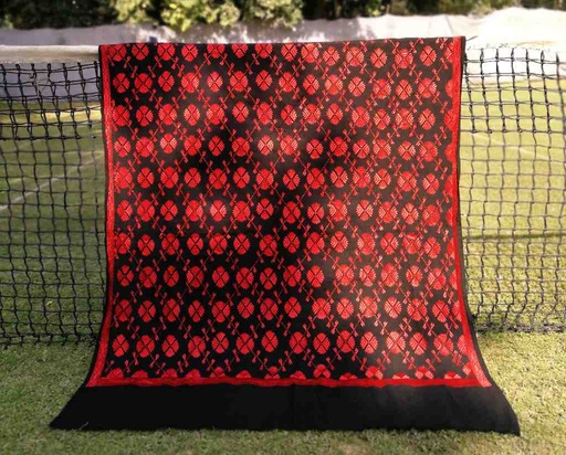 [PK3037-CW-SCF-017143] Embroidered Phulkari Shawl       