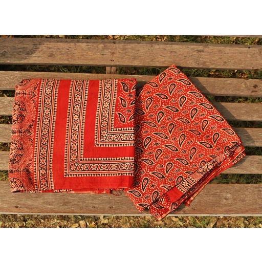 [PK0013-CW-UNS-001841] Ajrak - 2 Piece Suit