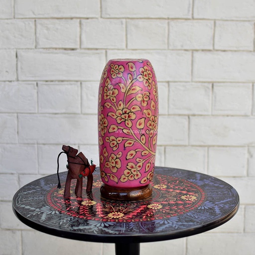 [PK1918-HM-LMP-19470] Hand Painted Camel Skin Lamp