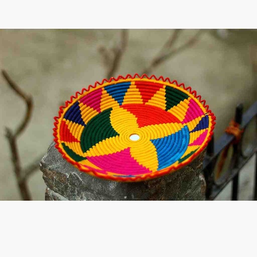 [PK6806-HM-KIT-019915] Hand Woven Basket For Bread/Changeer