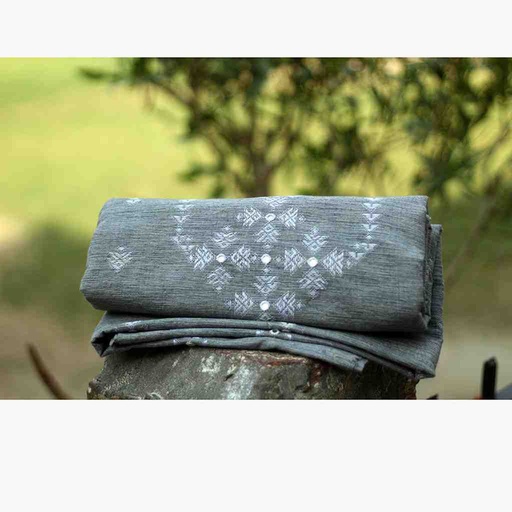 [PK6806-CW-UNS-019923] Banarsi Khaddar Suit 