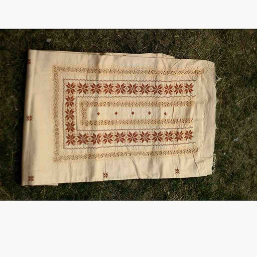 [PK6806-CW-UNS-019929] Tarakashi & Cross Stitch Unstitched Suit