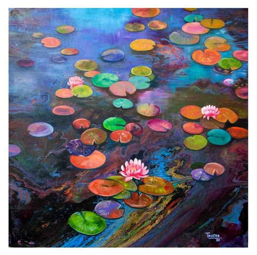[PK4325-AR-PAI-021634] Water Lilies