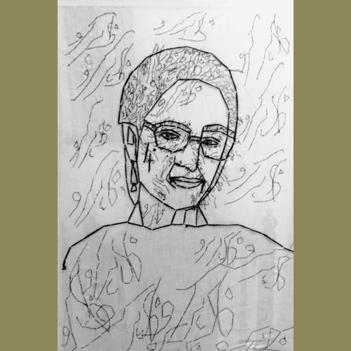 [PK5565-AR-DRW-022942] Embroidery Calligraphy Portraits