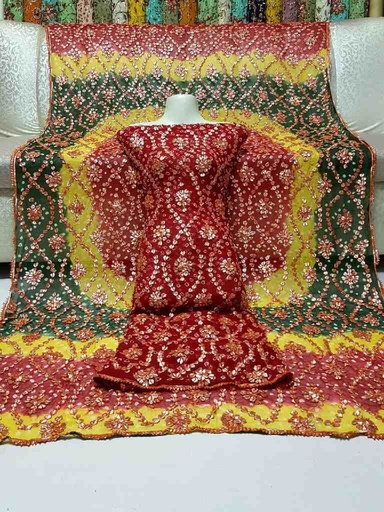 [PK7775-CW-UNS-024018] Gotta Jaal & Chunri (2-Piece)