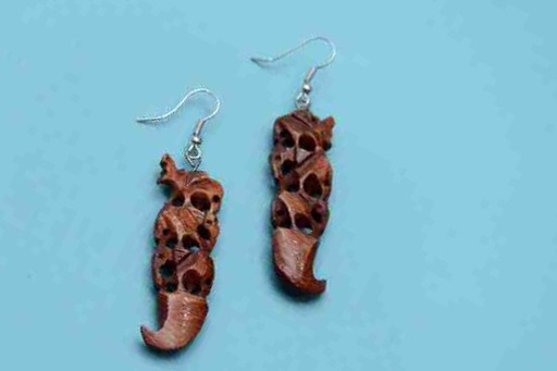 [PK0075-JW-EAR-024565] Camel Bone Craft Earrings