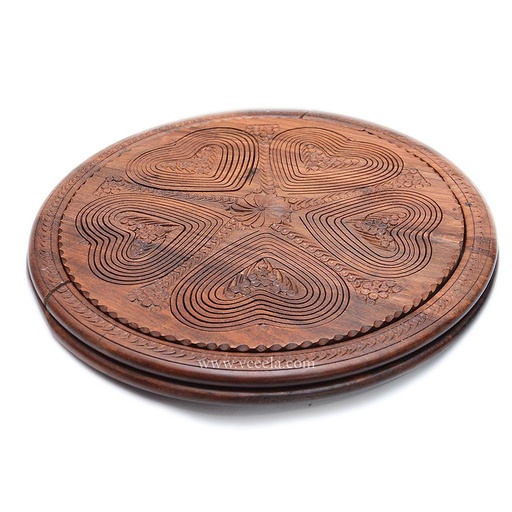 [PK0144-CF-WOO-002271] Handcrafted Wooden Collapsible Basket