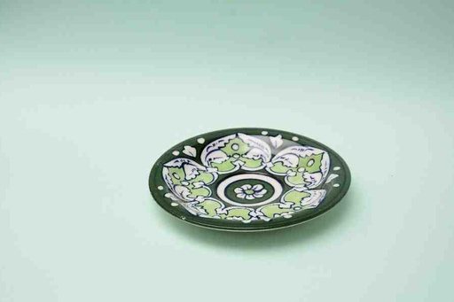 [PK0023-CF-BPO-025572] Blue Pottery Saucer Plate