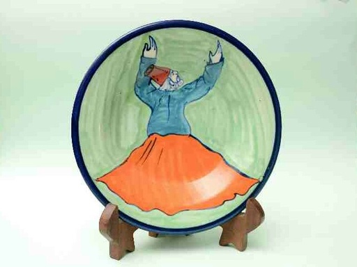 [PK0023-CF-BPO-025668] Blue Pottery Decorative Art Plate