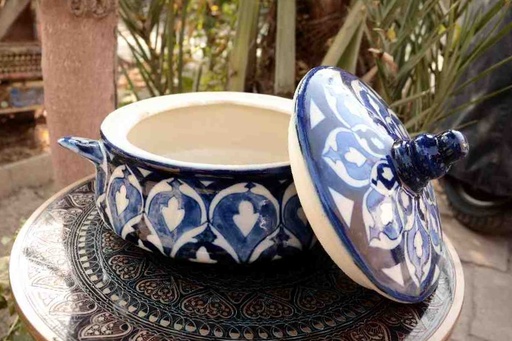 [PK0023-CF-BPO-025687] Blue Pottery Handi