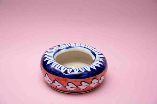 [PK0023-CF-BPO-025706] Blue Pottery Ash Tray