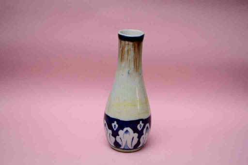 [PK0023-HM-VAS-025713] Blue Pottery Medium Flower Vase