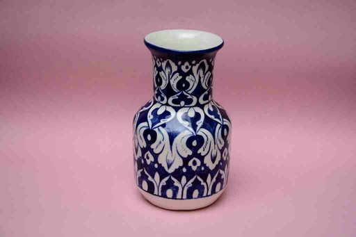 [PK0023-HM-VAS-025720] Blue Pottery Medium Flower Vase