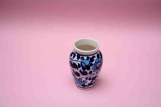 [PK0023-HM-VAS-025777] Blue Pottery Small Flower Vase