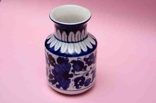 [PK0023-HM-VAS-025778] Blue Pottery Small Flower Vase