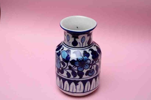 [PK0023-HM-VAS-025782] Blue Pottery Small Flower Vase