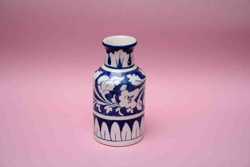[PK0023-HM-VAS-025795] Blue Pottery Small Flower Vase