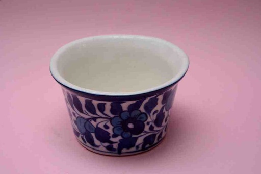 [PK0023-HM-PLN-025804] Blue Pottery Small Planter