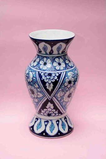 [PK0023-HM-VAS-025847] Blue Pottery Flower Vase