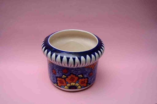 [PK0023-HM-VAS-025852] Blue Pottery Medium Flower Vase