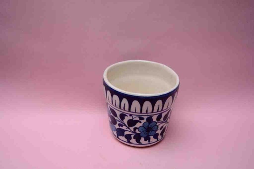 [PK0023-HM-PLN-025860] Blue Pottery Small Planter