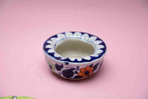 [PK0023-CF-BPO-025876] Blue Pottery Ash Tray