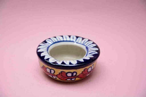 [PK0023-CF-BPO-025881] Blue Pottery Ash Tray