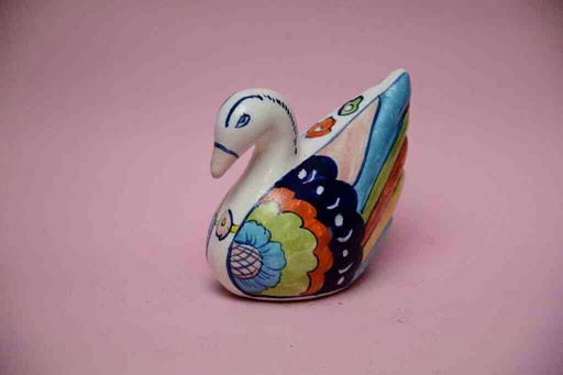 [PK0023-CF-BPO-025911] Blue Pottery Miniature Duck