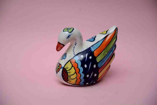 [PK0023-CF-BPO-025912] Blue Pottery Miniature Duck
