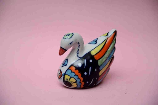 [PK0023-CF-BPO-025915] Blue Pottery Miniature Duck