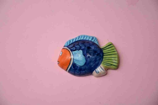 [PK0023-CF-BPO-025920] Blue Pottery Miniature Fish