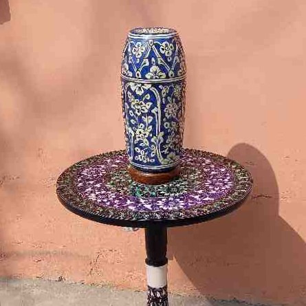 [PK1918-HM-LMP-025935] Camel Skin Lamp