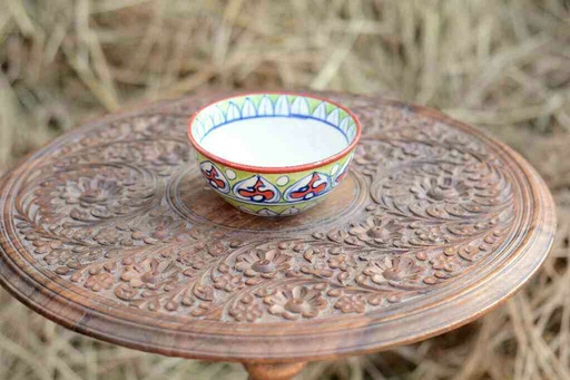 [PK0363-CF-BPO-026168] Blue Pottery Deep Bowl