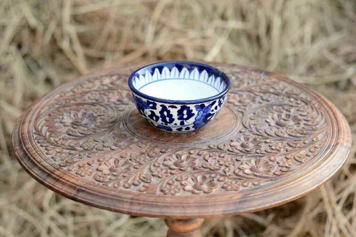 [PK0363-CF-BPO-026169] Blue Pottery Deep Bowl