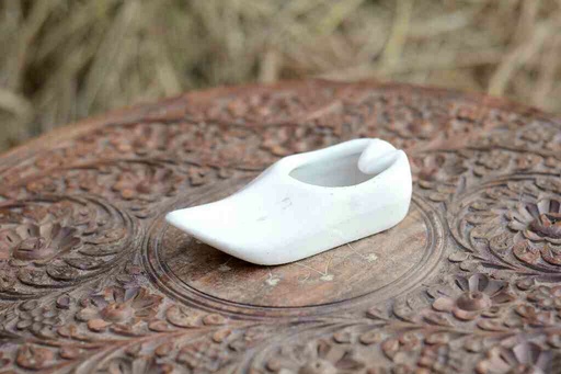 [PK0363-CF-BPO-026350] Blue Pottery Decorative Shoe