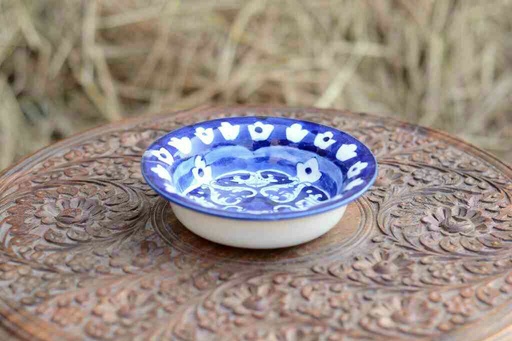 [PK0363-CF-BPO-026408] Blue Pottery Bowl