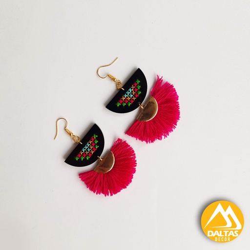 [PK5426-JW-EAR-027456] Earrings Embroidered