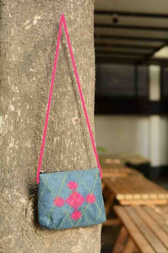[PK5848-BG-SHO-027941] Hazara Embroidered Messenger Bag