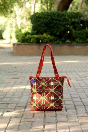 [PK5848-BG-SHO-027947] Hazara Traditional Embroidered Shoulder Bag