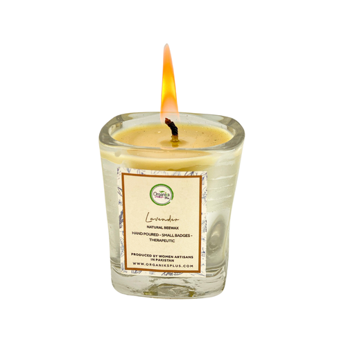 [PK8378-HL-OHB-028210] Small Glass Candle 