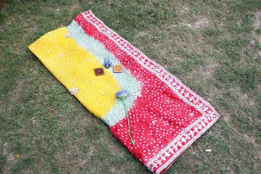 [PK2502-CW-SCF-028731] Gotta Work Embroided Dupatta