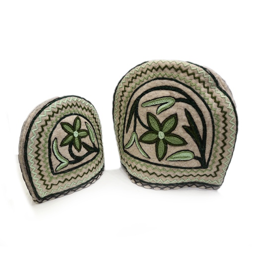 [PK0208-HM-KIT-002608] Hand Embroidery Tea Cozy set