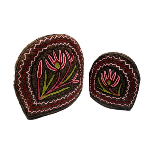 [PK0208-HM-KIT-002612] Hand Embroidery Tea Cozy set