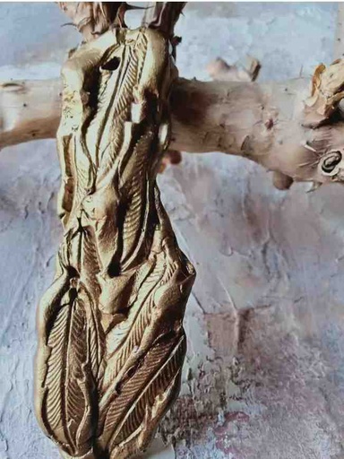 [PK5419-JW-NCK-029694] Hand sculpted pendant necklace 