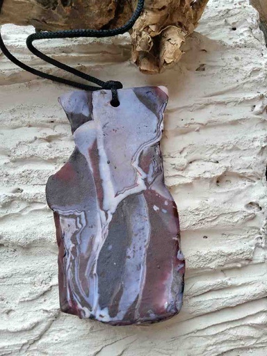 [PK5419-JW-NCK-029707] Polymer clay pendant necklace